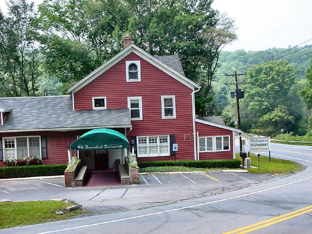 the old homestead restaurant front entrance